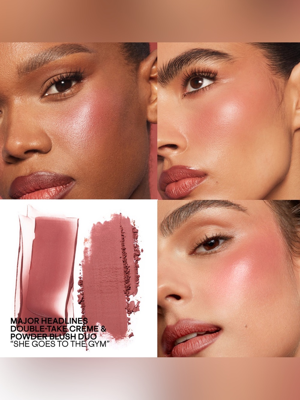 Patrick Ta Mini Cream & Powder Blush Duo — She goes to the gym NWOB✨ - Picture 3 of 6